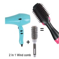 Top selling women blow dryer hot air ratating hair brush roller styler at home use